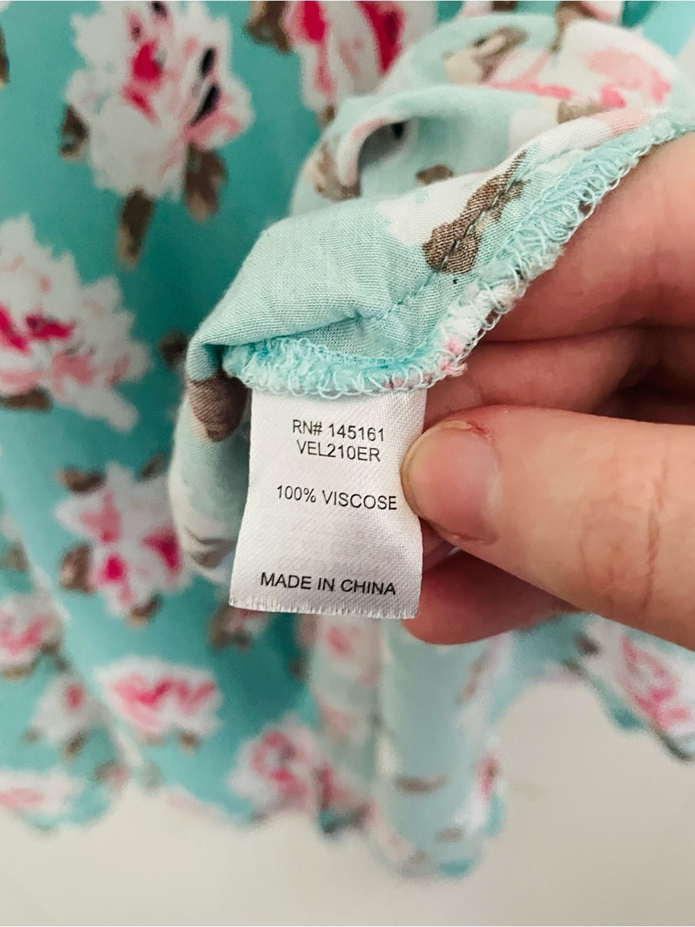 Charming Charlie Floral midi Dress Women’s Small S Aqua Turquoise Pink White - Picture 6 of 12